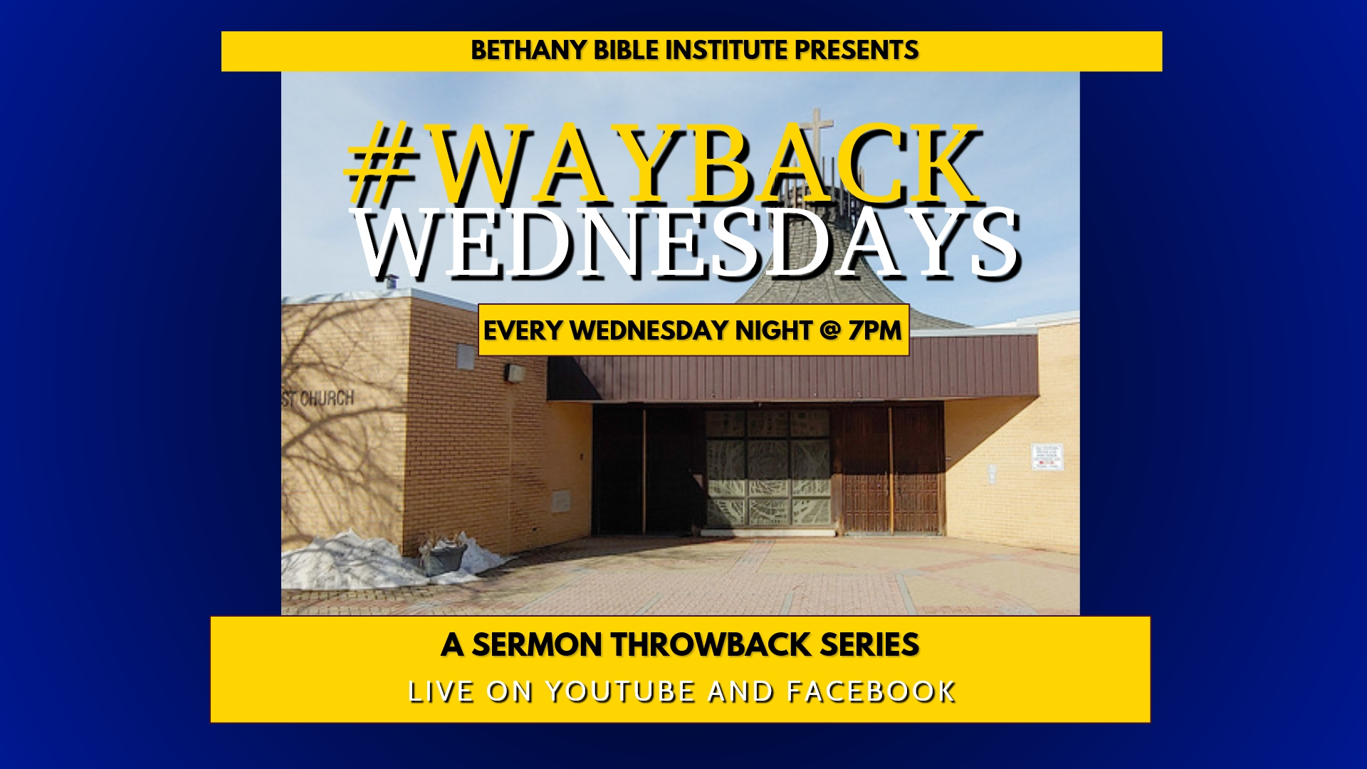 #WayBackWednesdays